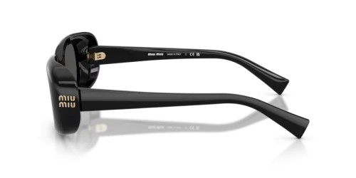 MIU MIU MU B13S - 16K08Z - 52 Lunettes de soleil Noir Rectangle