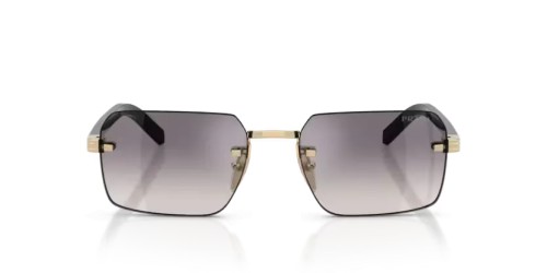 PRADA PR D55S - ZVN60W - 55 Lunettes de soleil Or pâle Rectangle