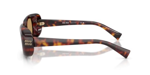 MIU MIU MU B13S - 27L10Y - 52 Lunettes de soleil Havane Rectangle