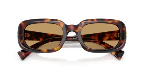 MIU MIU MU B13S - 27L10Y - 52 Lunettes de soleil Havane Rectangle