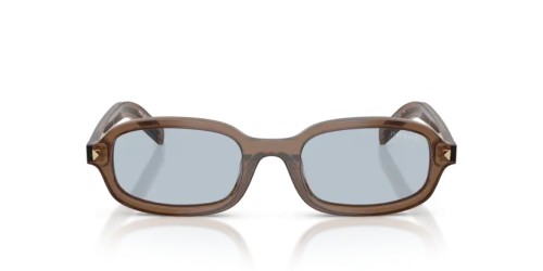 PRADA PR D06S - 28I30W - 50 Lunettes de soleil Argile transparent Ovale