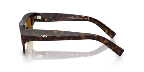 PRADA PR D12SU - 17N20V - 55 Lunettes de soleil Racine écaille Rectangle