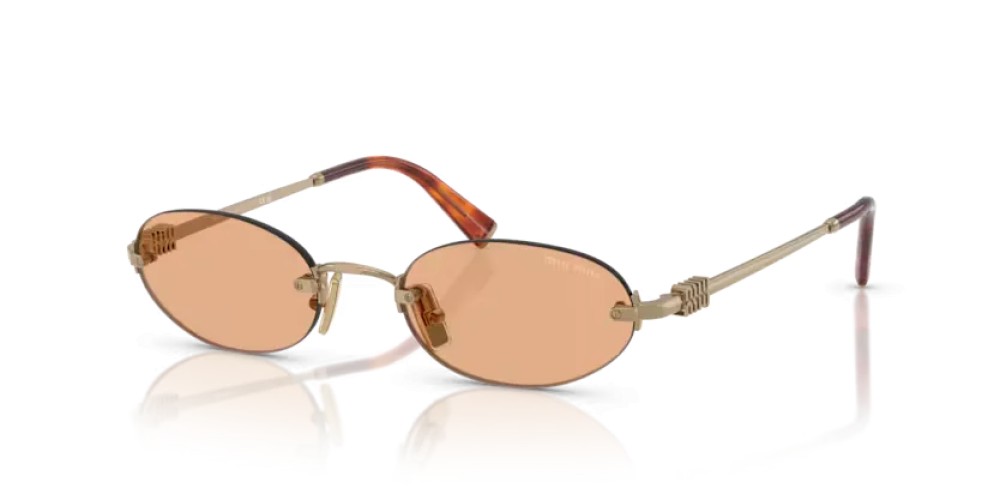 MIU MIU 0MU A54S - 7OE90X - 51 Lunettes de soleil Bronze Ovale