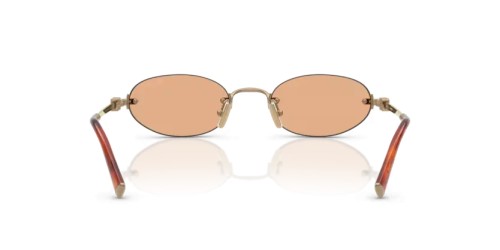 MIU MIU 0MU A54S - 7OE90X - 51 Lunettes de soleil Bronze Ovale