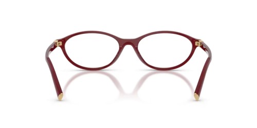 MIU MIU MU 09XV - 21I1O1 - 53 Cadres optiques Bordeaux opalin Ovale