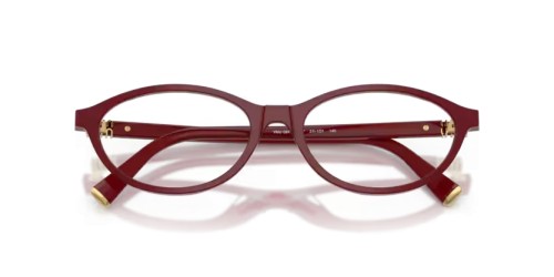 MIU MIU MU 09XV - 21I1O1 - 53 Cadres optiques Bordeaux opalin Ovale