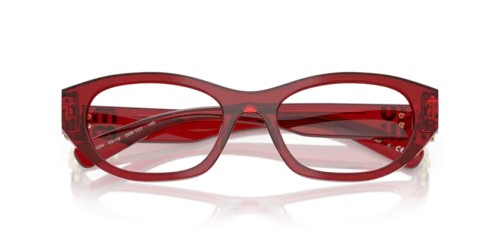 MIU MIU MU 03WV - 25M1O1 - 53 Cadres optiques Rouge écarlate Irrégulier