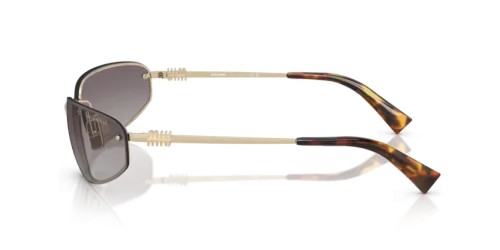 MIU MIU MU A50S - ZVN30C - 68 Lunettes de soleil Or pâle Ovale