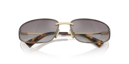 MIU MIU MU A50S - ZVN30C - 68 Lunettes de soleil Or pâle Ovale