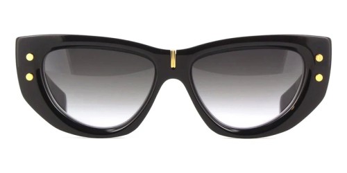 Balmain BPS-151 B-MUSE - A - 55 Lunettes de soleil Noir, Or Œil de chat