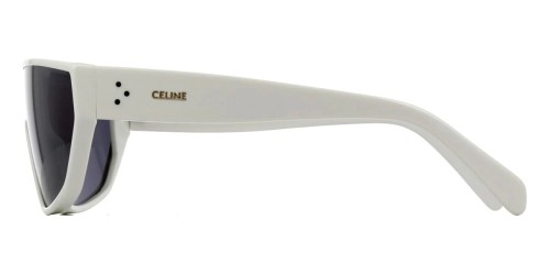 Celine CL40195I - 25A Lunettes de soleil Blanc Bouclier