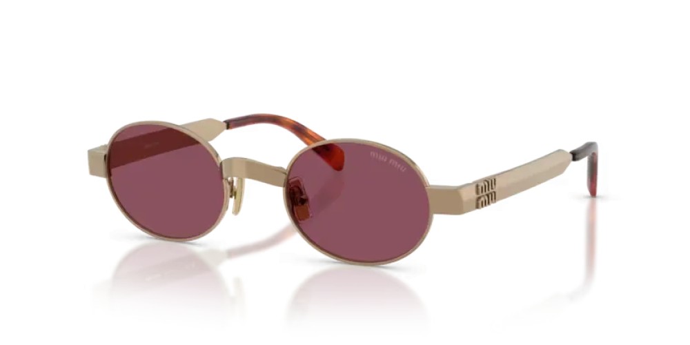 MIU MIU MU B51S - 7OE30Y - 47 Lunettes de soleil Bronze Ovale