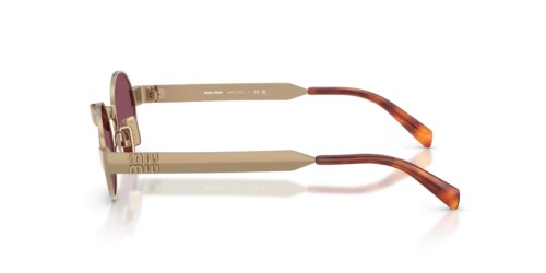 MIU MIU MU B51S - 7OE30Y - 47 Lunettes de soleil Bronze Ovale