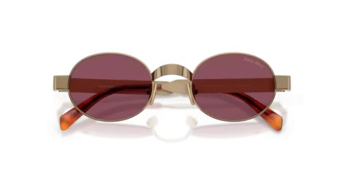 MIU MIU MU B51S - 7OE30Y - 47 Lunettes de soleil Bronze Ovale
