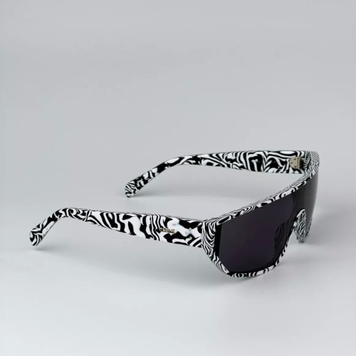Celine CL40195I - 04A Lunettes de soleil Zèbre Dessus plat