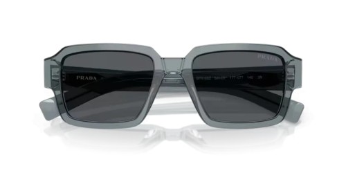 PRADA PR 02ZS - 17T07T - 52 Lunettes de soleil Océan transparent Angulaire