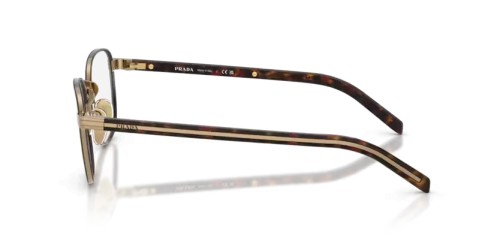 PRADA PR D50V - 7OE1O1 - 50 Cadres optiques Or/havane Phantos