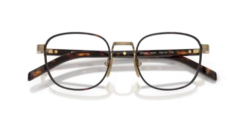 PRADA PR D50V - 7OE1O1 - 50 Cadres optiques Or/havane Phantos