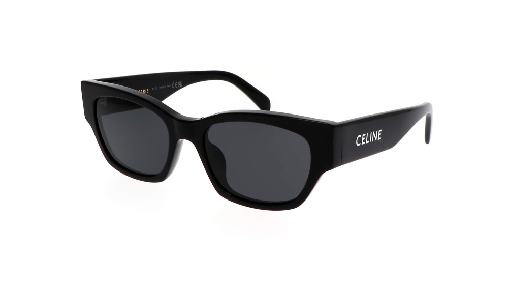 Celine CL40197U L - 01A - 54 Lunettes de soleil Noir Angulaire