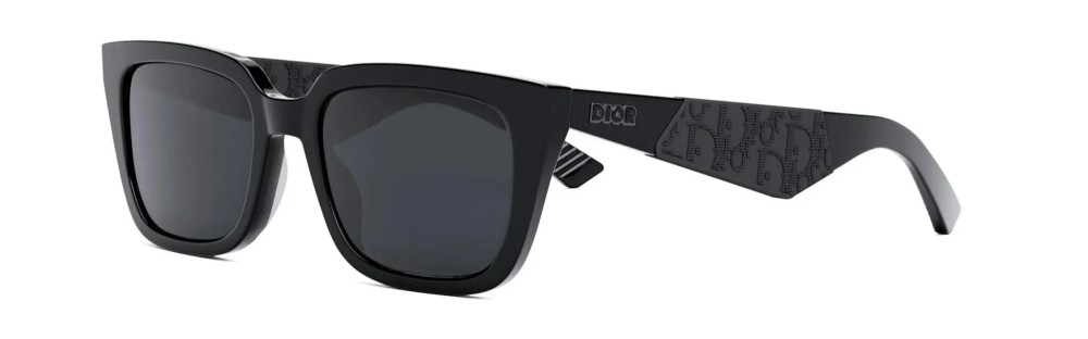 Dior DIOR B27 S2I - 10A0 A - 55 Lunettes de soleil Noir Angulaire