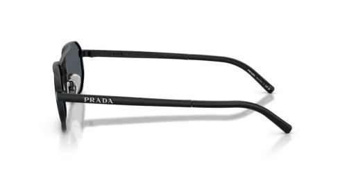 PRADA PR D53S - 7AB70B - 55 Lunettes de soleil Noir satiné Irrégulier