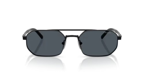 PRADA PR D53S - 7AB70B - 55 Lunettes de soleil Noir satiné Irrégulier