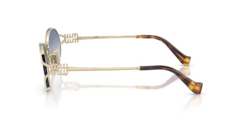 MIU MIU MU 52YS - ZVN80O - 54 Lunettes de soleil Or pâle Ovale
