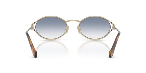 MIU MIU MU 52YS - ZVN80O - 54 Lunettes de soleil Or pâle Ovale