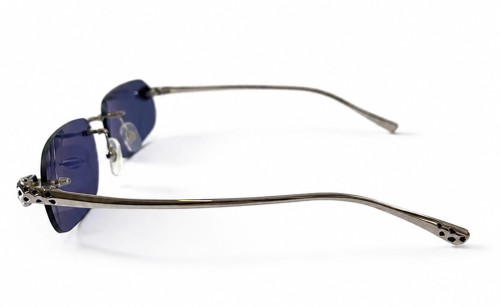 Cartier CT0494O with Custom Lens - 002 - 55 Lunettes de soleil Argent Arrondi