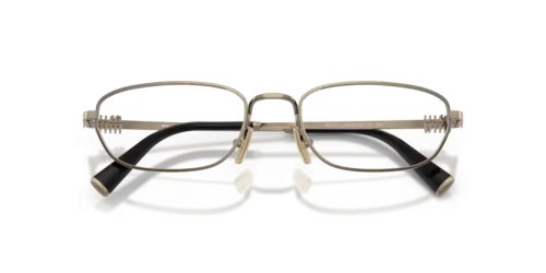 MIU MIU MU 52ZV - 26C1O1 - 53 Cadres optiques Vieux or Irrégulier