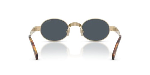MIU MIU MU B51S - ZVN70B - 47 Lunettes de soleil Or pâle Ovale