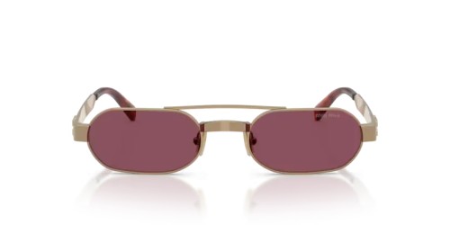 MIU MIU MU B52S - 7OE30Y - 52 Lunettes de soleil Bronze Ovale