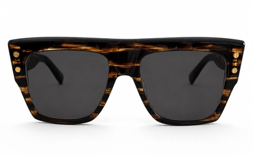 Balmain BPS-100 B-I - B - 56 Lunettes de soleil Havanna Square