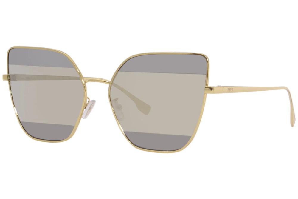 Fendi FE40015U - 30C - 61 Lunettes de soleil Or Papillon
