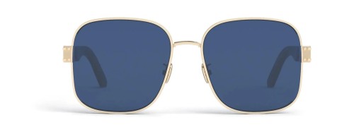 Dior DIORSIGNATURE S5U - B0B0 A - 60 Lunettes de soleil Or, Bleu Angulaire