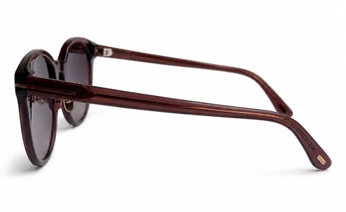Tom Ford FT1134-K ECO - 45B - 55 Lunettes de soleil Marron Arrondi
