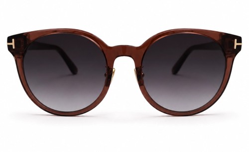 Tom Ford FT1134-K ECO - 45B - 55 Lunettes de soleil Marron Arrondi