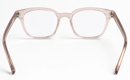 Tom Ford TF5995-K-B - 045 - 51 - AVEC DES VERRES À FILTRE ANTI LUMIÈRE BLEU-VIOLET Cadres optiques Rose pâle, Translucide Arrondi