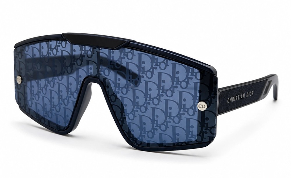 Dior DIORXTREM MU - 10B8 - 151 Lunettes de soleil Noir Oversize (Surdimensionné)