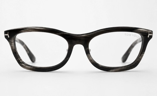 Tom Ford TF6074-D-B ECO - 062 - 53 - AVEC DES VERRES À FILTRE ANTI LUMIÈRE BLEU-VIOLET Cadres optiques Marron à motifs Angulaire