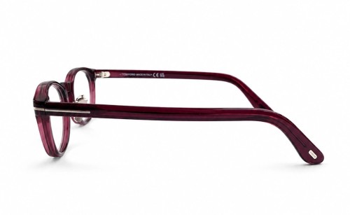 Tom Ford TF6075-D-B ECO - 069 - 50 - AVEC DES VERRES À FILTRE ANTI LUMIÈRE BLEU-VIOLET Cadres optiques Bordeaux Ovale