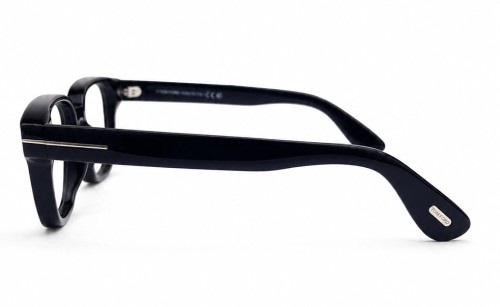 Tom Ford TF6071-D-B ECO - 001 - 54 - AVEC DES VERRES À FILTRE ANTI LUMIÈRE BLEU-VIOLET Cadres optiques Noir Angulaire
