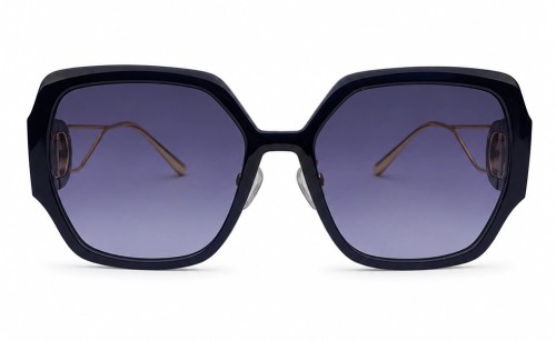 Dior 30 MONTAIGNE S6U - 12A1 B - 58 Lunettes de soleil Noir, Or Angulaire