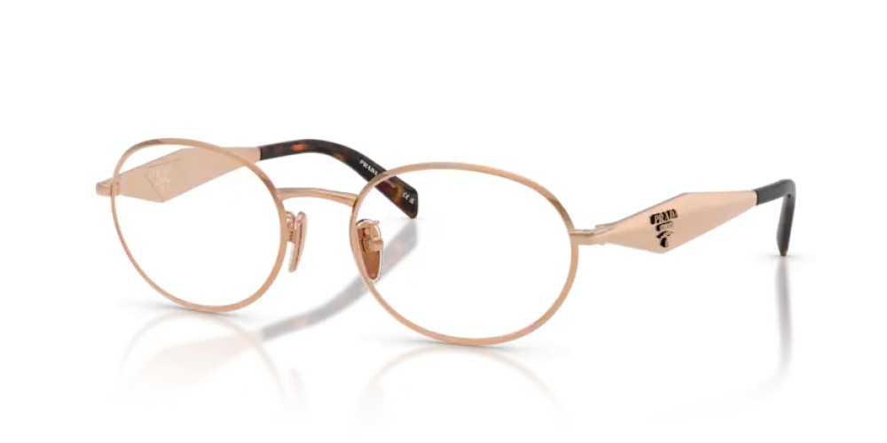 PRADA PR D53VD - 22L1O1 - 54 Cadres optiques Or rose Ovale