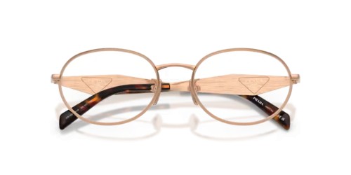 PRADA PR D53VD - 22L1O1 - 54 Cadres optiques Or rose Ovale