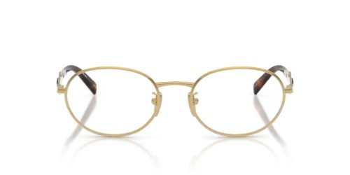 PRADA PR D53VD - 5AK1O1 - 54 Cadres optiques Or Ovale