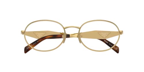 PRADA PR D53VD - 5AK1O1 - 54 Cadres optiques Or Ovale