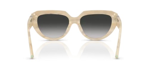 TIFFANY & CO. TF4238U - 84313C - 55 Lunettes de soleil Ivoire rayé Coussin