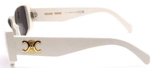 Celine CL40227U - 25A - 63 Lunettes de soleil Blanc Angulaire