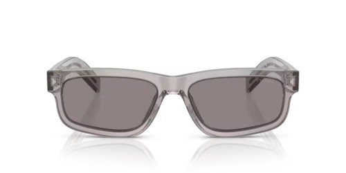 PRADA PR B11S - 10J03D - 57 Lunettes de soleil Hematite Rectangle